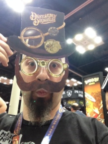 I think I found my new look at Gen Con! Unfortunately the game did not come with this smashing outfit.
