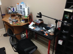 My new and improved hobby area!