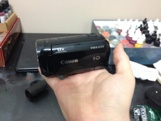And speaking of cameras, here;s my new video camera!